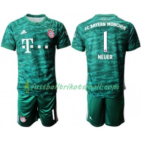 Fußballtrikots FC Bayern München NEUER 1 Torwart Kinder 2019-2020 Kurzarm Heimtrikotsatz kaufen